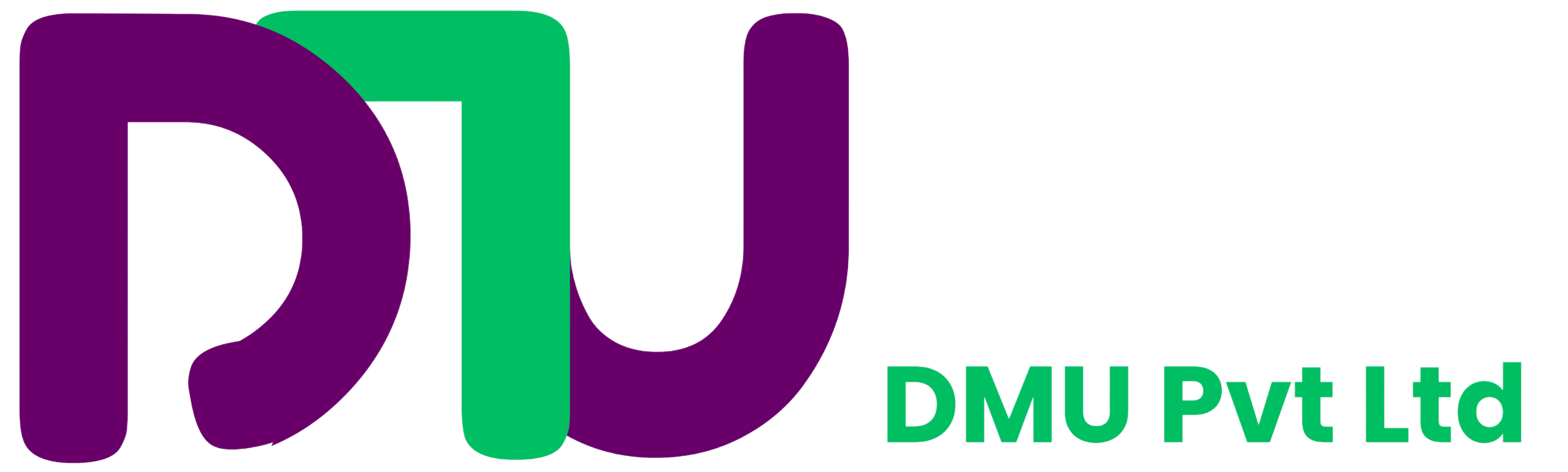 DMU Private Limited official Logo Vertical